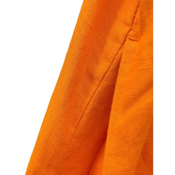 Everlane Orange Button-Up Dress - Picture 5 of 7